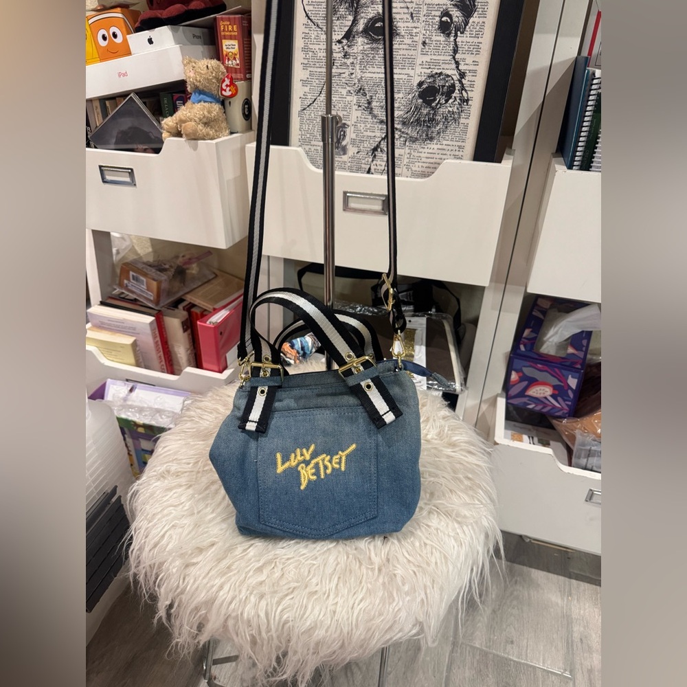 Betsey Johnson small denim bag - Picture 5 of 8
